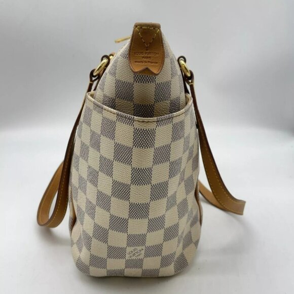 100% Authentic LOUIS VUITTON Damier Azur Totally PM Shoulder Bag - Picture 4 of 16